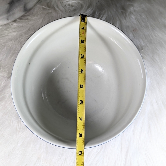 Vintage Hall's Kitchenware Blue Blossom Mixing Bowl - Picture 11 of 11